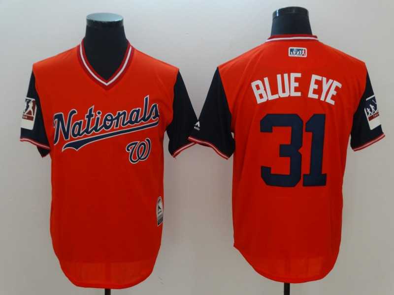 Nationals 31 Max Scherzer Blue Eye Red 2018 Players Weekend Authentic Team Jerseys,We sell and wholesale Nationals 31 Max Scherzer Blue Eye Red 2018 Players Weekend Authentic Team Jerseys on line form chian!